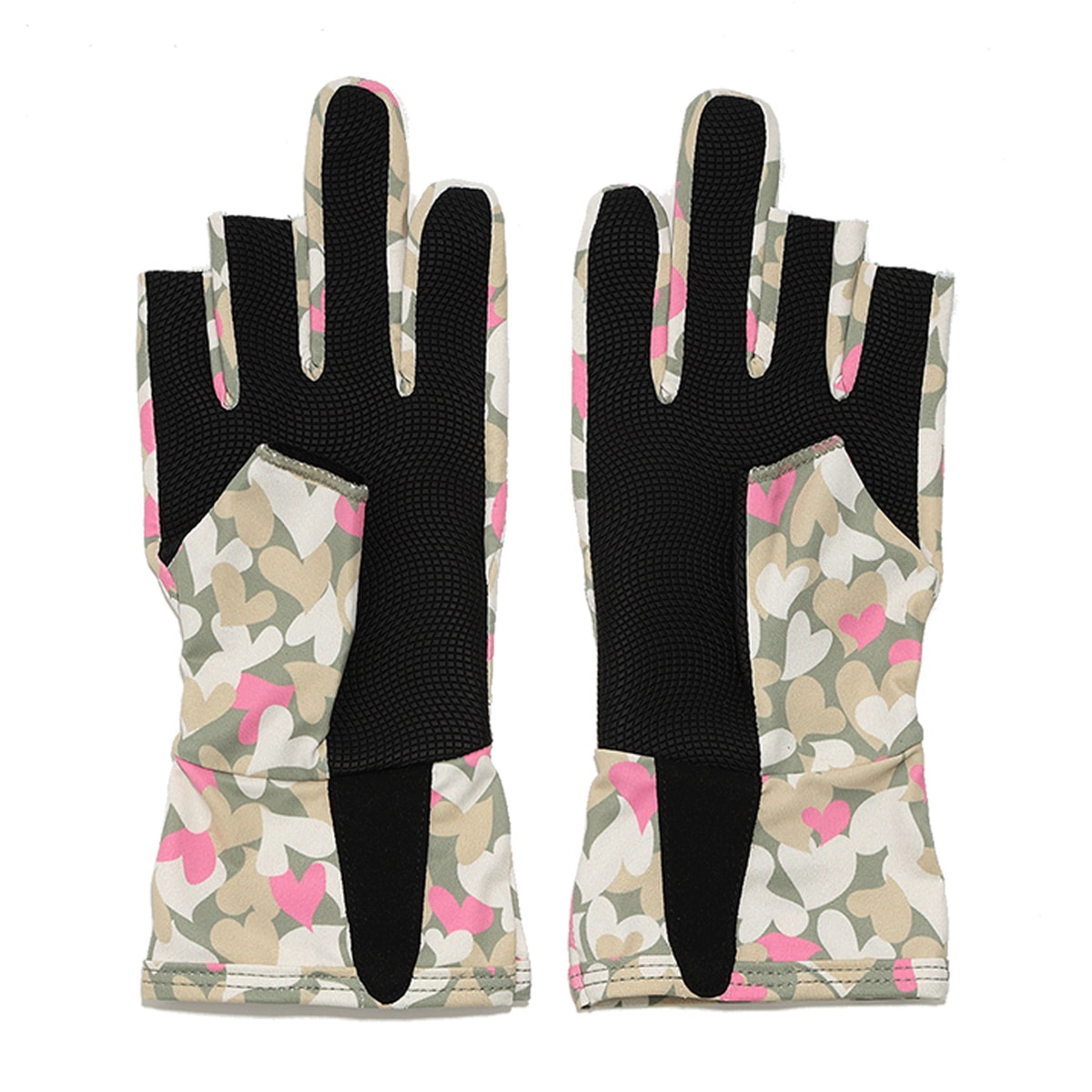 UVカットグローブ ハートカモ　３C　【全４色】