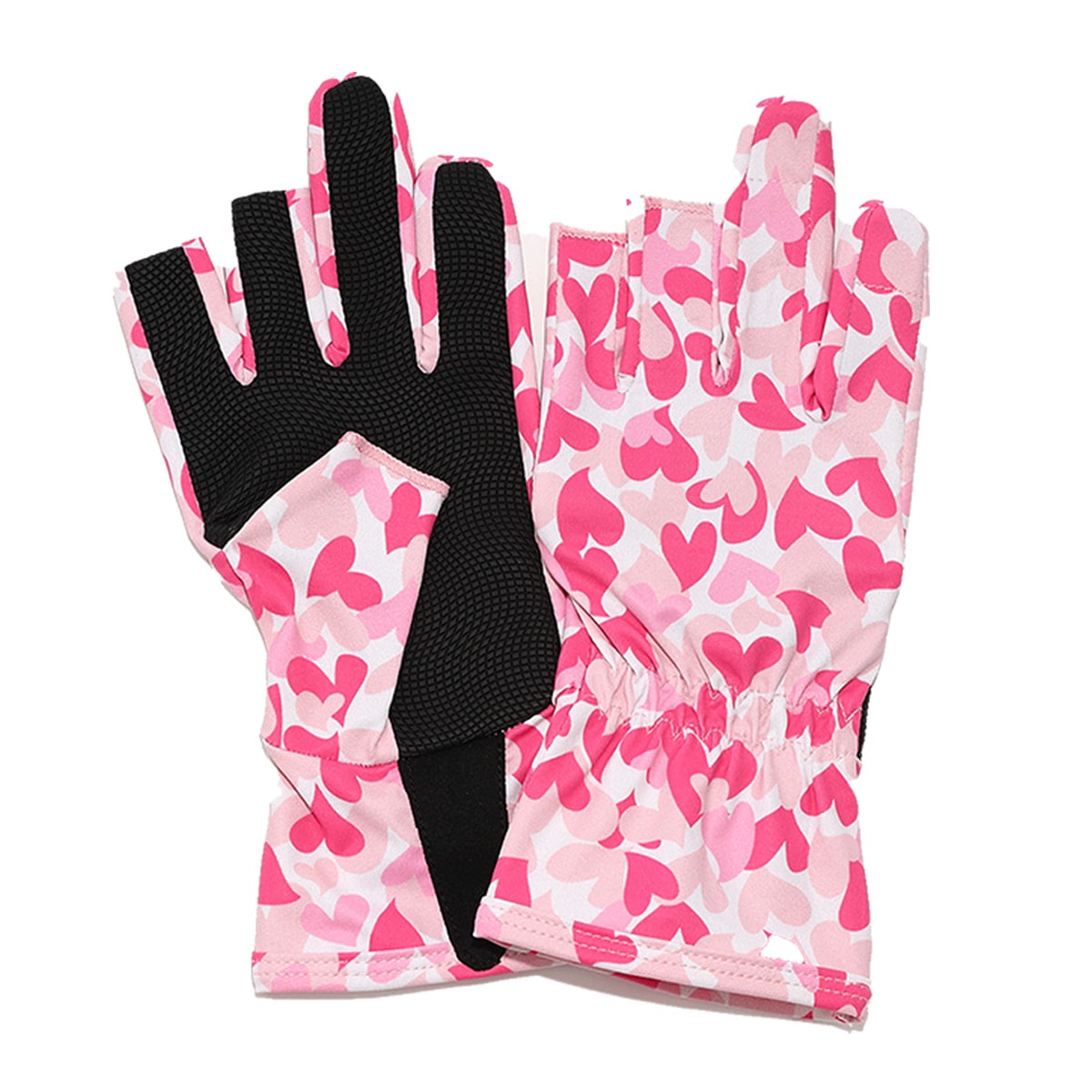 UVカットグローブ ハートカモ　３C　【全４色】