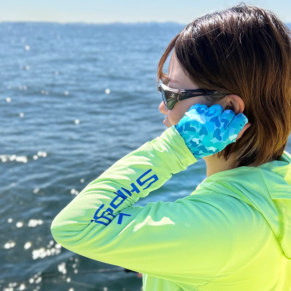 UVカットグローブ ハートカモ　３C　【全４色】