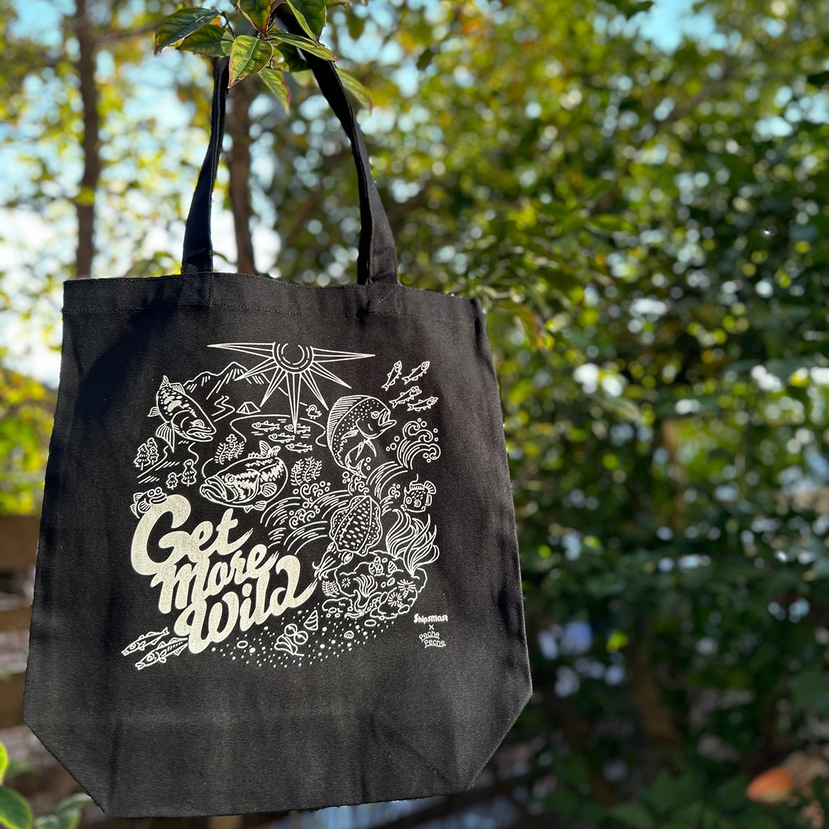 Shipsmast×PechePeche コラボトート【ブラック】