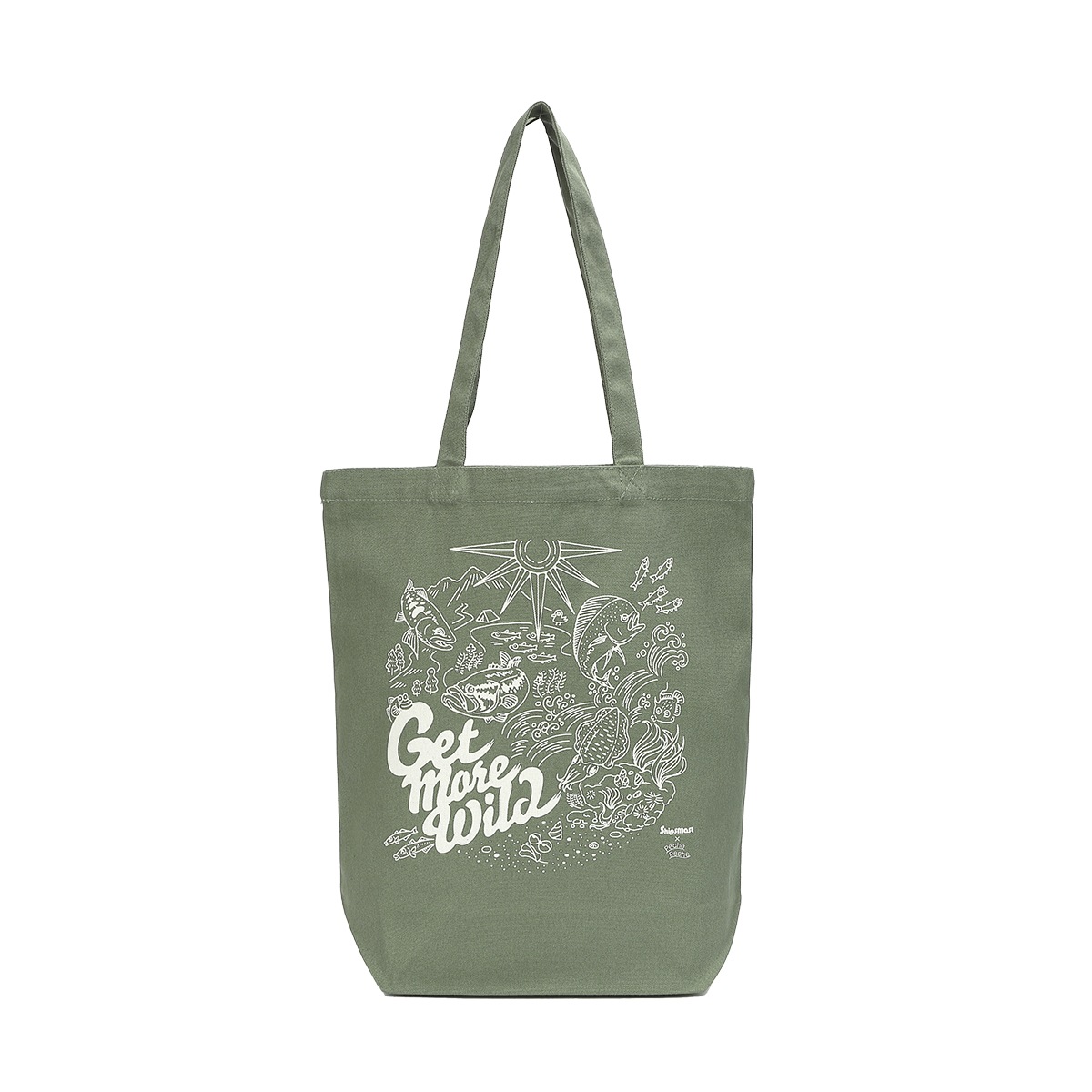 Shipsmast×PechePeche コラボトート【グリーン】 | PlusM Online Shop