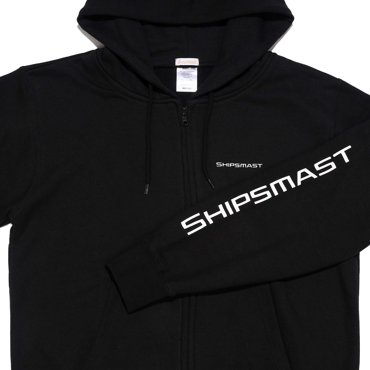 Shipsmastロゴジップフーディー【ブラック】