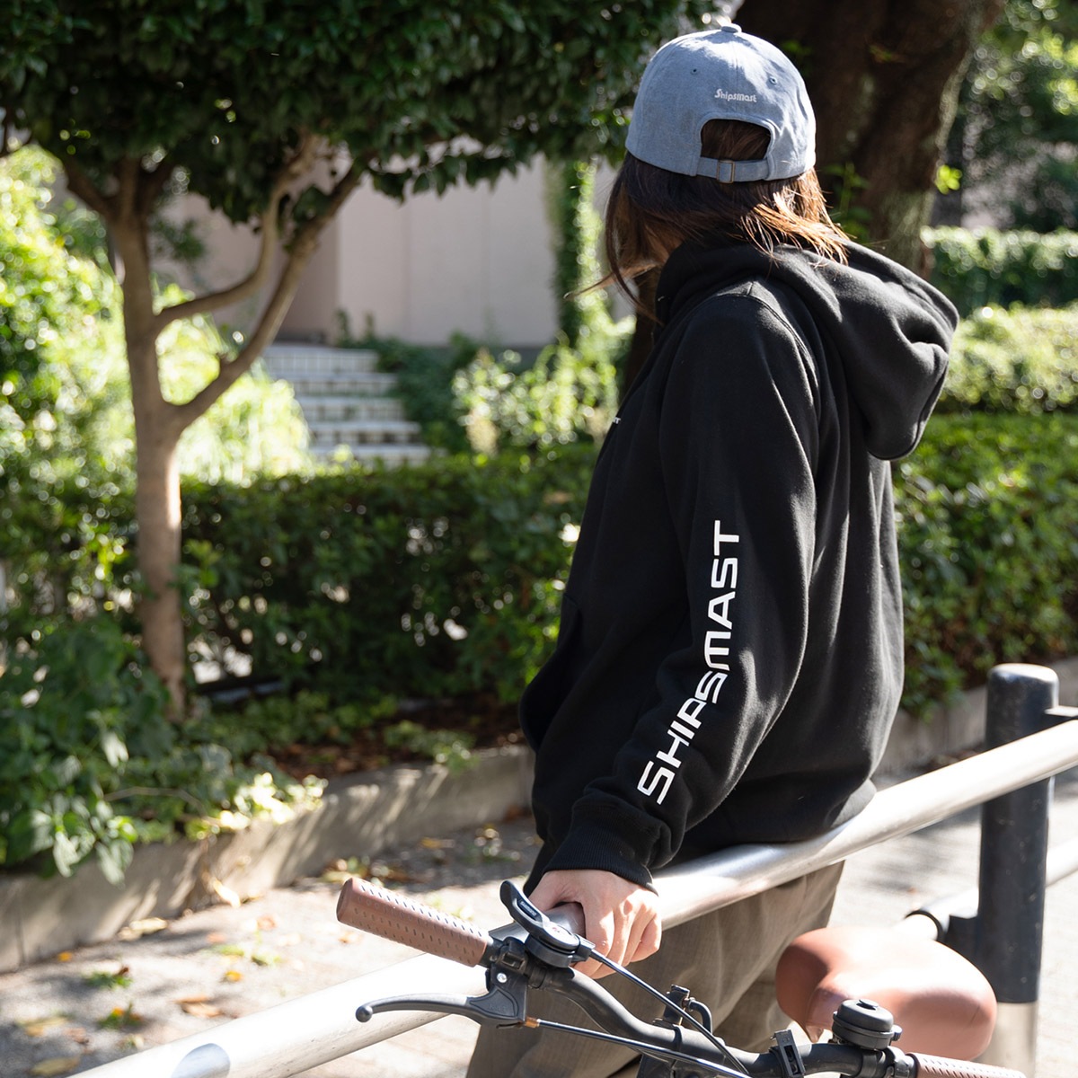Shipsmastロゴジップフーディー【ブラック】