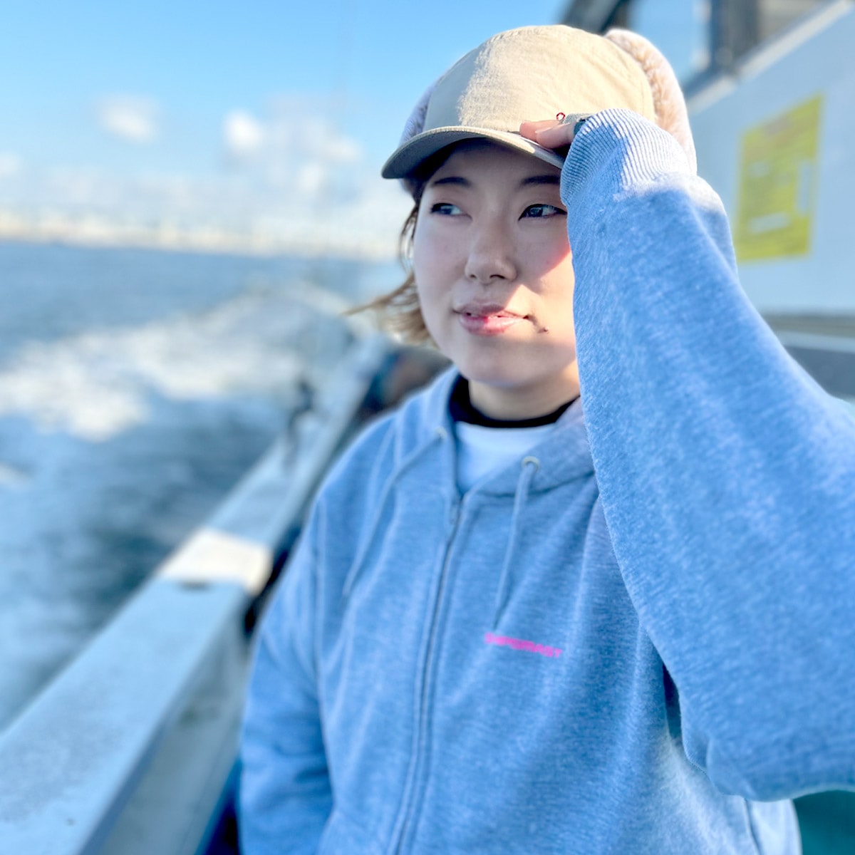 Shipsmastロゴジップフーディー【グレー】