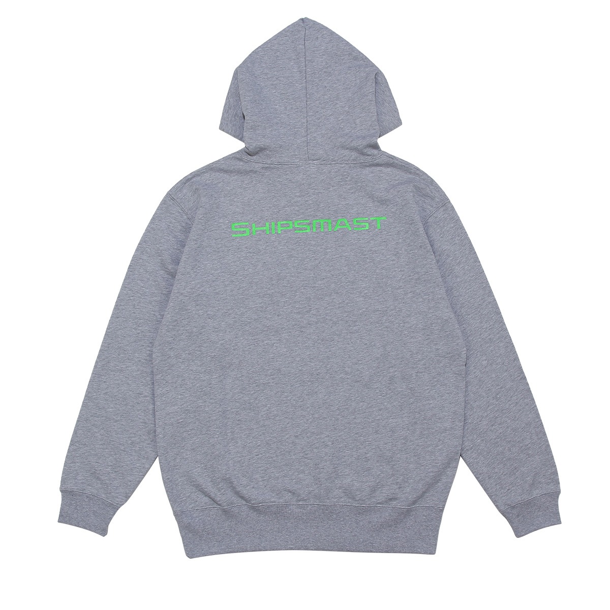 Shipsmastロゴフーディー【グレー×グリーン】