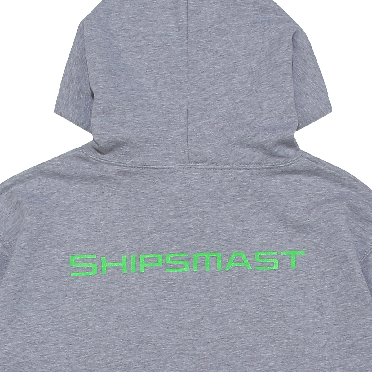 Shipsmastロゴフーディー【グレー×グリーン】