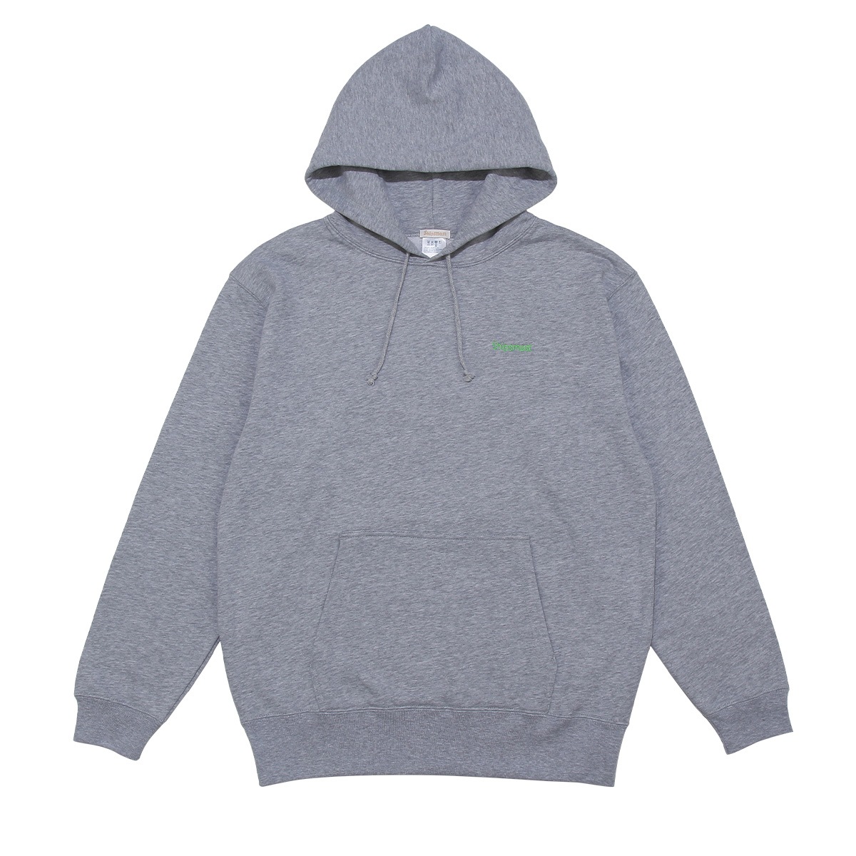 Shipsmastロゴフーディー【グレー×グリーン】