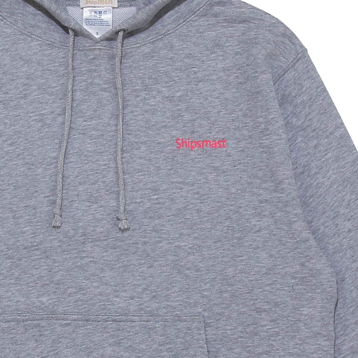 Shipsmastロゴフーディー【グレー×ピンク】