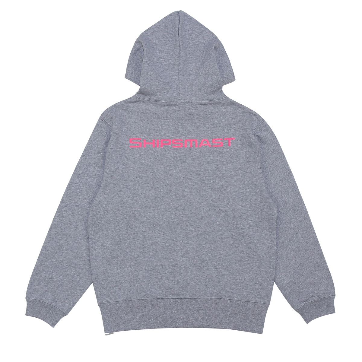 Shipsmastロゴフーディー【グレー×ピンク】