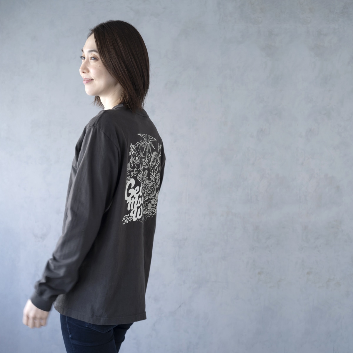 Shipsmast×PechePecheコラボロングスリーブTシャツ