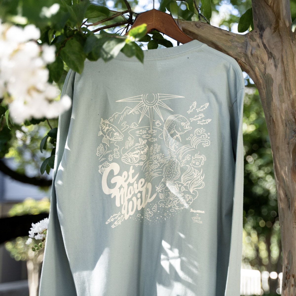Shipsmast×PechePecheコラボロングスリーブTシャツ