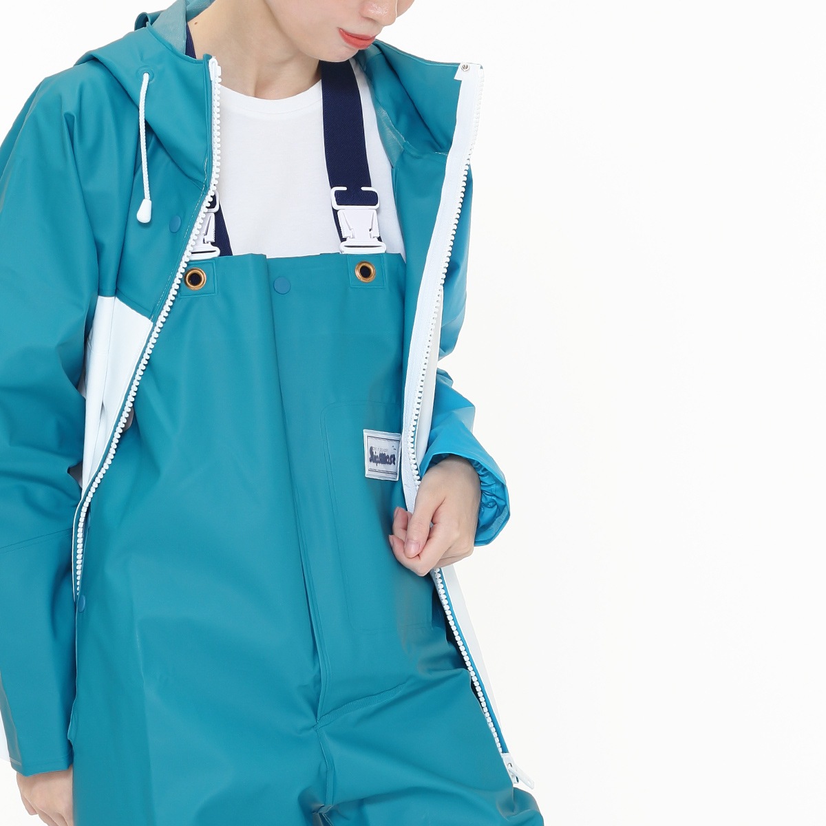 マリンサロペット 前開きタイプ【ターコイズ】 スタンダードモデル