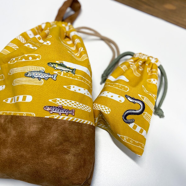 アイロンアップリケ ウナギ