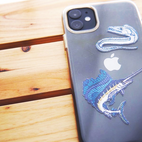 アイロンアップリケ ウナギ