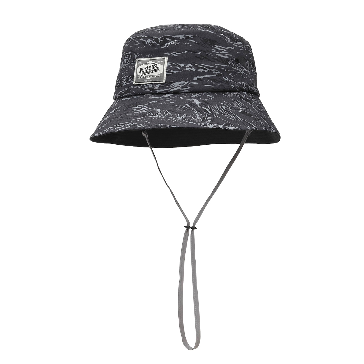 Fish Camo Dry バケットハット【ブラック】 | PlusM Online Shop
