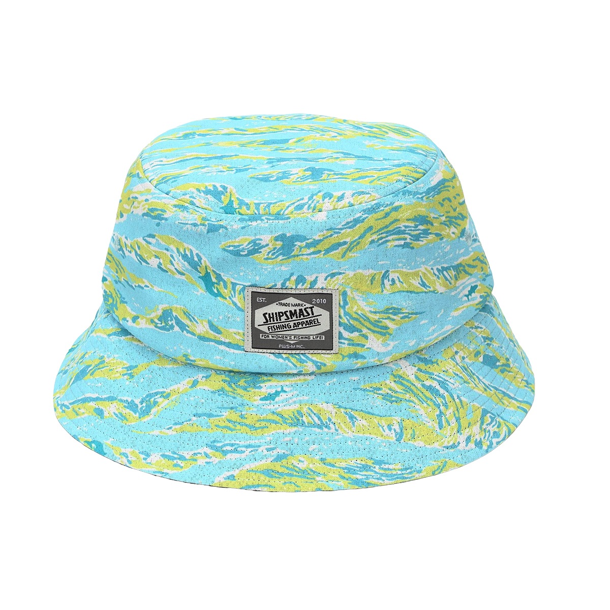 Fish Camo Dry バケットハット【ブルー】