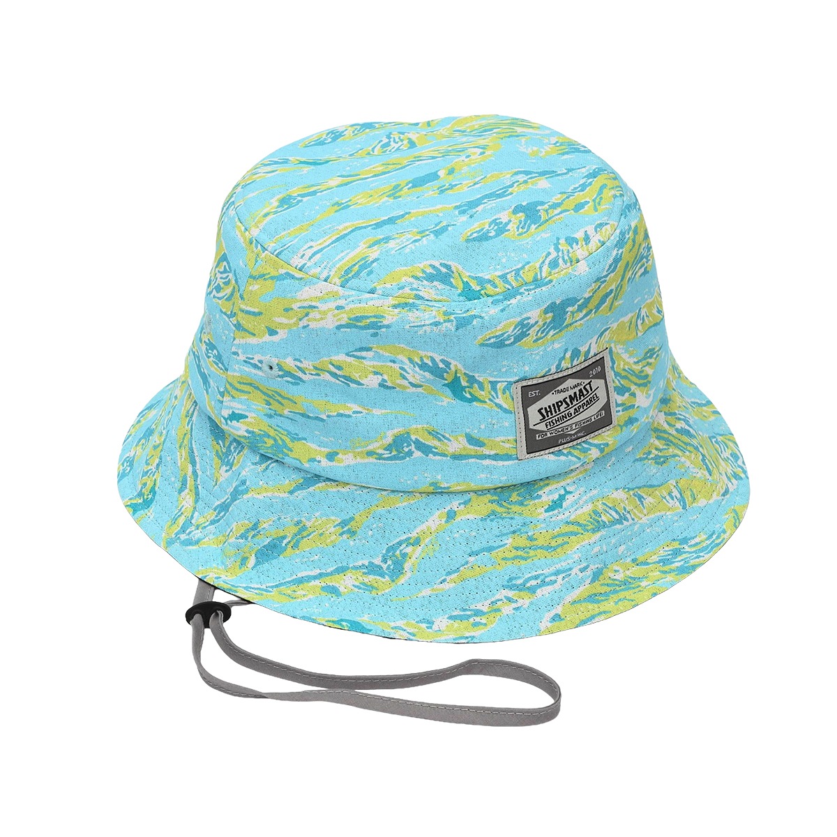 Fish Camo Dry バケットハット【ブルー】