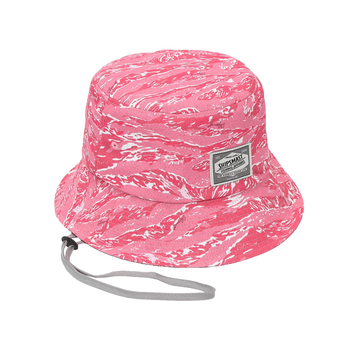Fish Camo Dry バケットハット【ピンク】