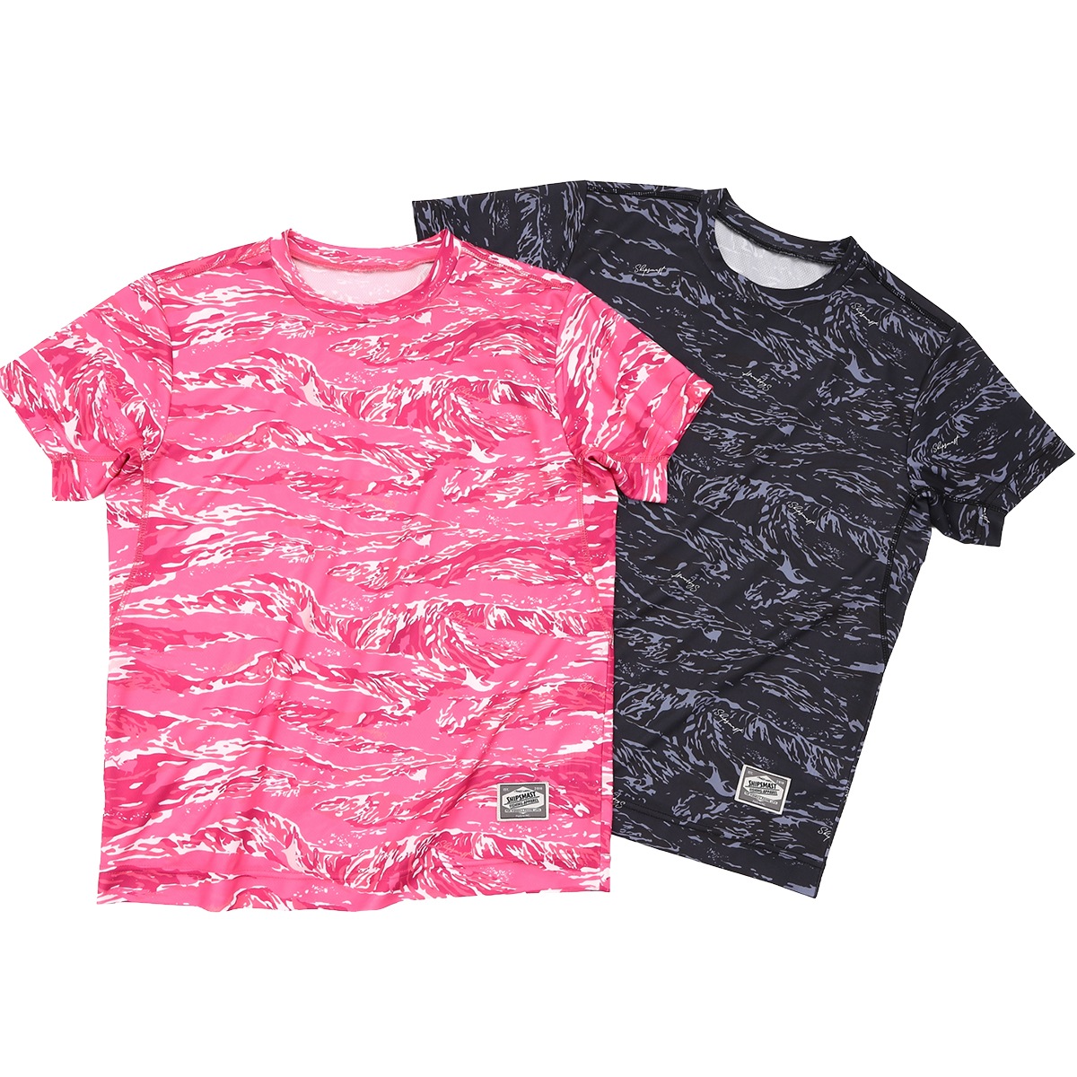 Fish Camo Dry Tシャツ【ピンク】