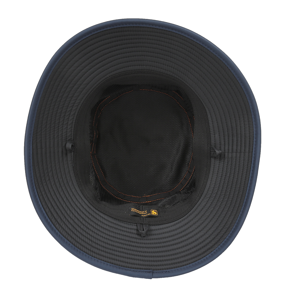 透湿防水ハット【ネイビー×オレンジ】