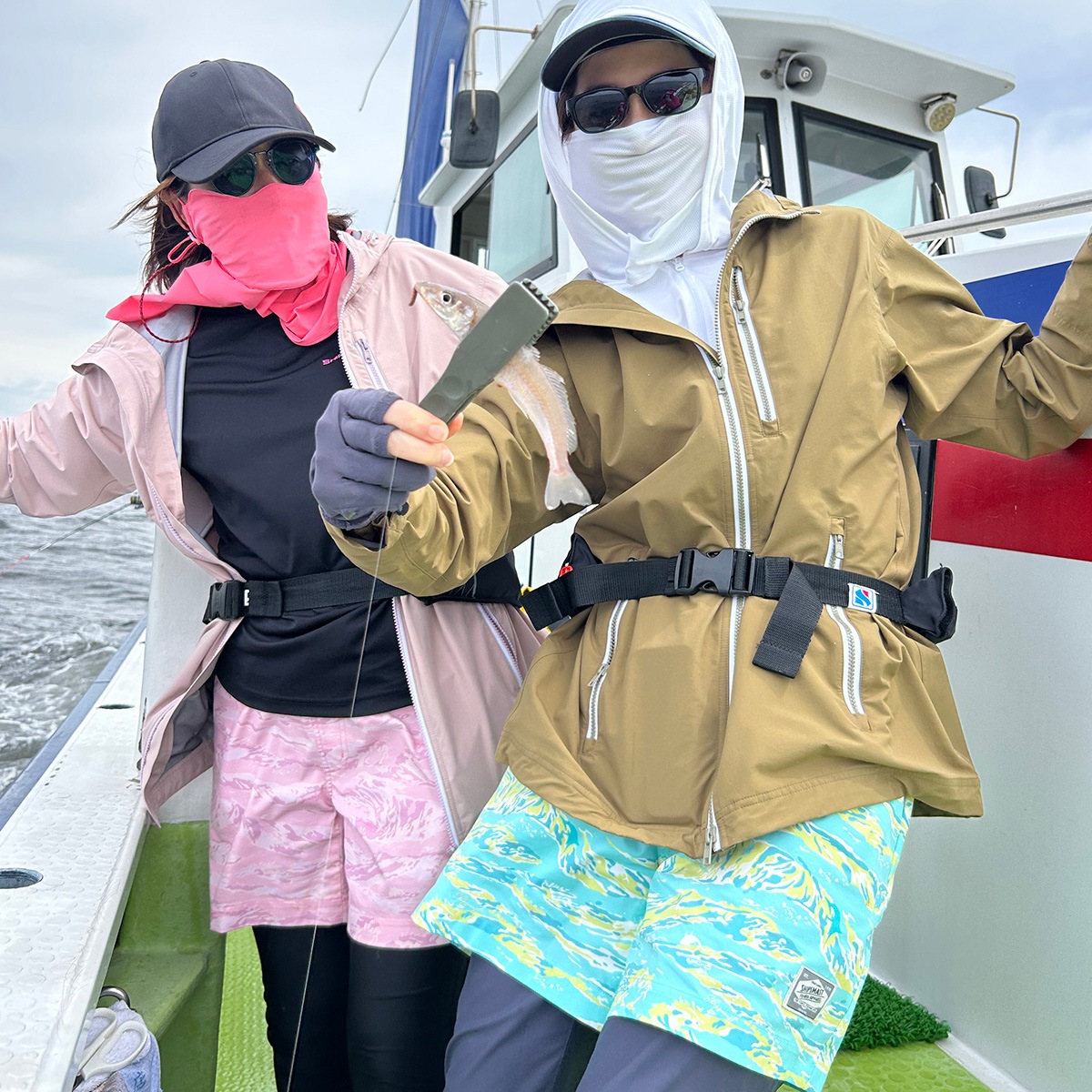 Fish Camo Dry ハーフパンツ【ピンク】
