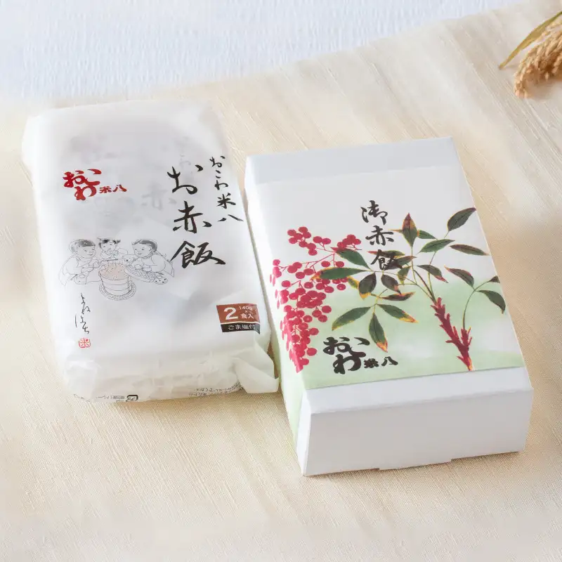 ギフト箱入り-お赤飯 [包装米飯]1袋(2食入り)