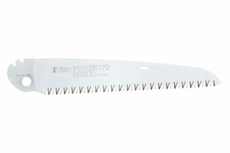 替刃のみ シルキー ポケットボーイ 荒目 130mm 替刃 347-13 Silky 三冨D