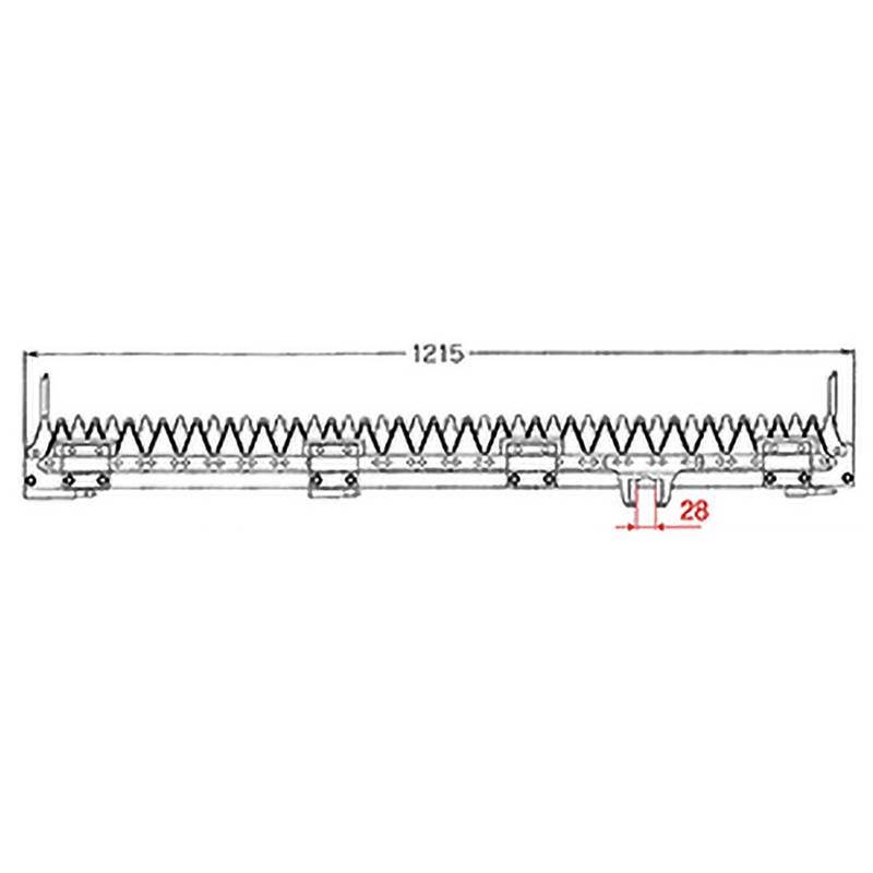 nashim コンバイン刈刃 K クボタ シングル3条 6121 R1-22 R1-24 R1-30 R1-241 R1-261 R1-301 SR-25 SR-30 SR-265 SR-315 ナシモト オK 個人宅配送不可 代引不可