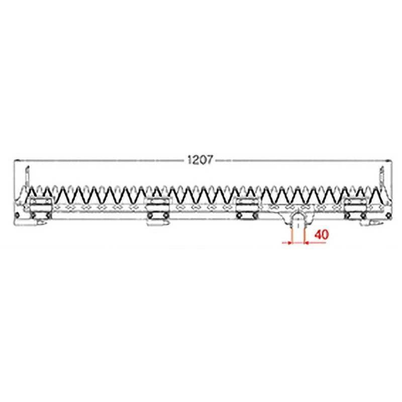 nashim コンバイン刈刃 K クボタ シングル3条 7890 SR-35 ナシモト オK 個人宅配送不可 代引不可