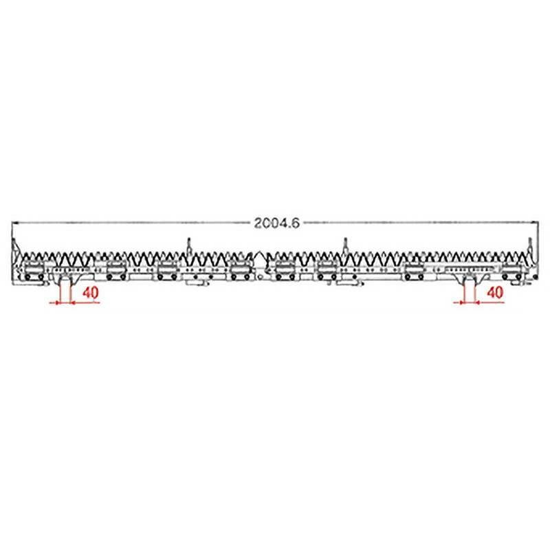 nashim コンバイン刈刃 K クボタ L・R分離 6条 金具付 6289 AR-80 AR-90 AR-98 ARN-690 ARN-698 ナシモト オK 個人宅配送不可 代引不可