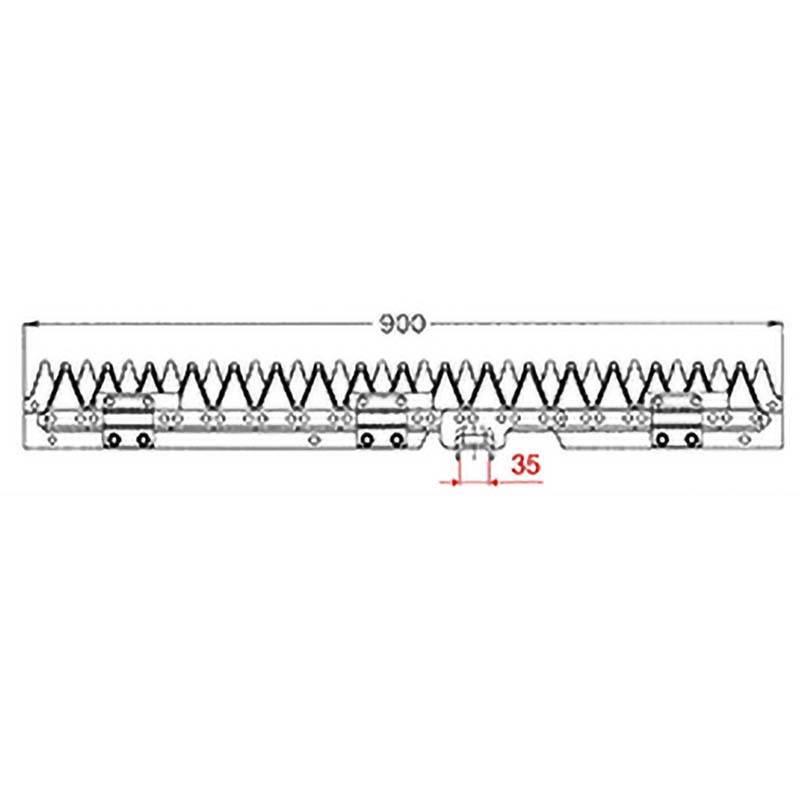 nashim コンバイン刈刃 K クボタ シングル2条 7415 ER-211 ER-213 ナシモト オK 個人宅配送不可 代引不可