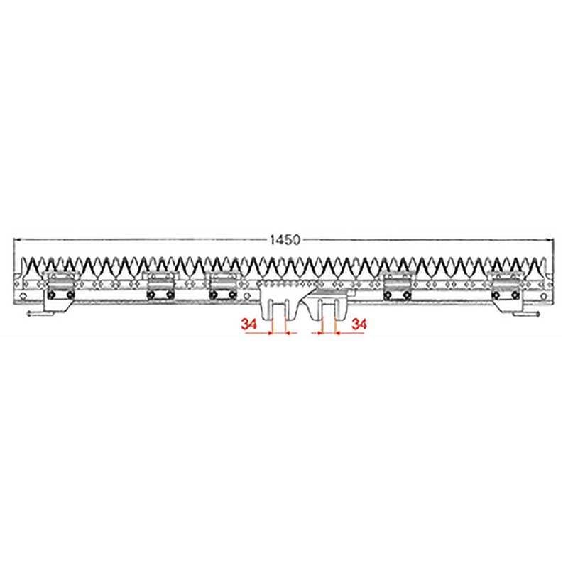 nashim コンバイン刈刃 M 三菱上下駆動4条 6970 MC-330 MC-405G VY-34 VY-43 VY-48 VY-324 ナシモト オK 個人宅配送不可 代引不可