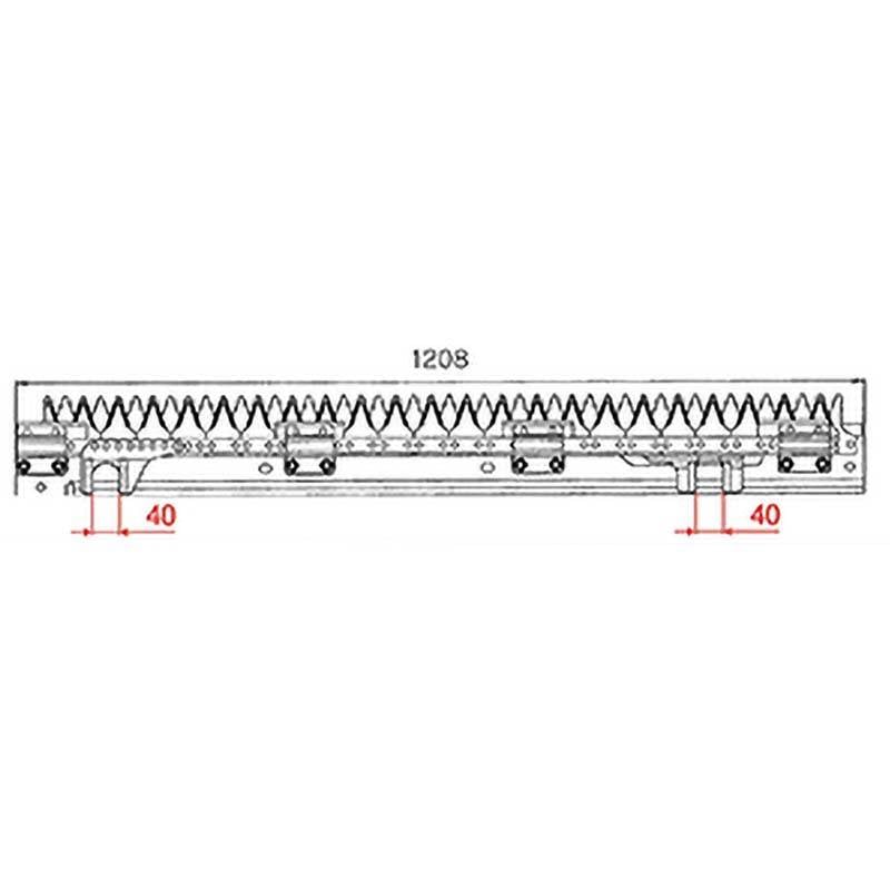 nashim コンバイン刈刃 Y ヤンマー 上下駆動3条 6440 CA-315 CA-300W GC-335 ナシモト オK 個人宅配送不可 代引不可