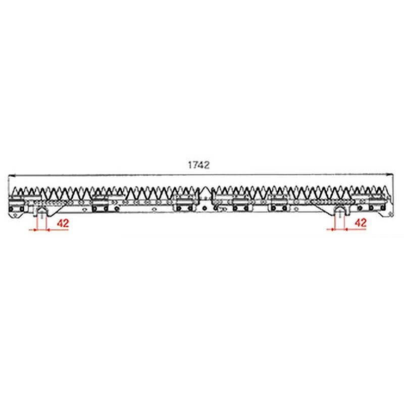 nashim コンバイン刈刃 Y ヤンマー L・R分離 5条 7825 GC-561 GC-580 GC-585 AG-570 AG-572 ナシモト オK 個人宅配送不可 代引不可