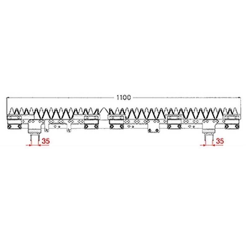 nashim コンバイン刈刃 K クボタ ツイン3条 7870 SR-21 SR-23 SR-M20 SR-M23 ナシモト オK 代引不可