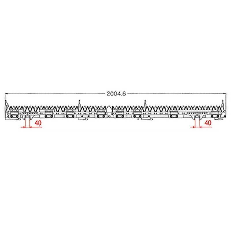nashim コンバイン刈刃 K クボタ L・R分離 6条 金具付 6289 AR-80 AR-90 AR-98 ARN-690 ARN-698 ナシモト オK 代引不可