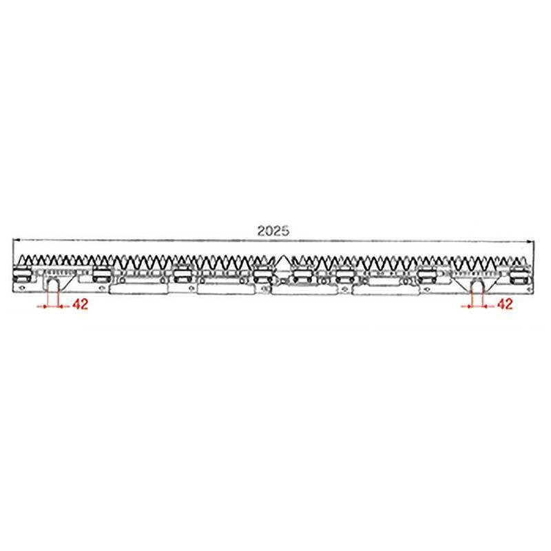 nashim コンバイン刈刃 Y ヤンマー L・R分離 6条 6784 GC-80 GC-90 VR-85 VR-90 ナシモト オK 代引不可