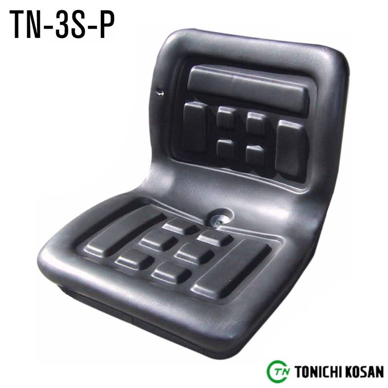 農業機械用 ミニオペレータシートセット 一本止め防振ゴム付 TN-3S-P ブラック 東日興産 トラクター 田植機 フォークリフト オK 代引不可