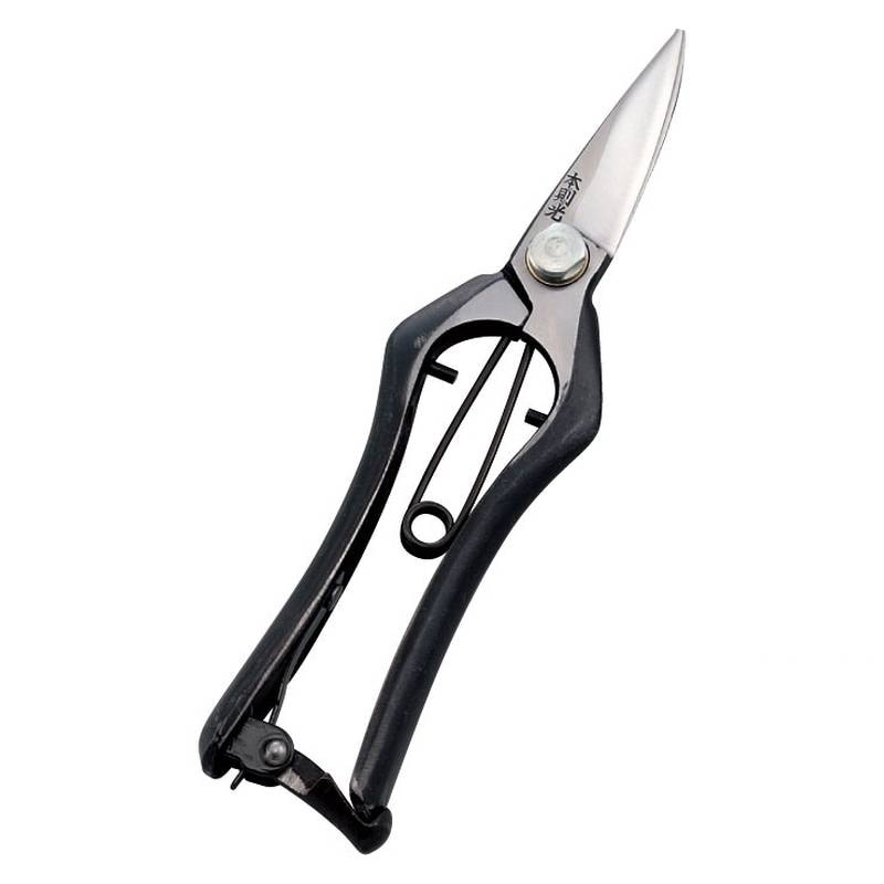 本則光 芽切剪定鋏 金止 HT-2682 全長 190mm 豊稔企販 高級 果樹 摘果 植木 盆栽 野菜 収穫 はさみ ハサミ