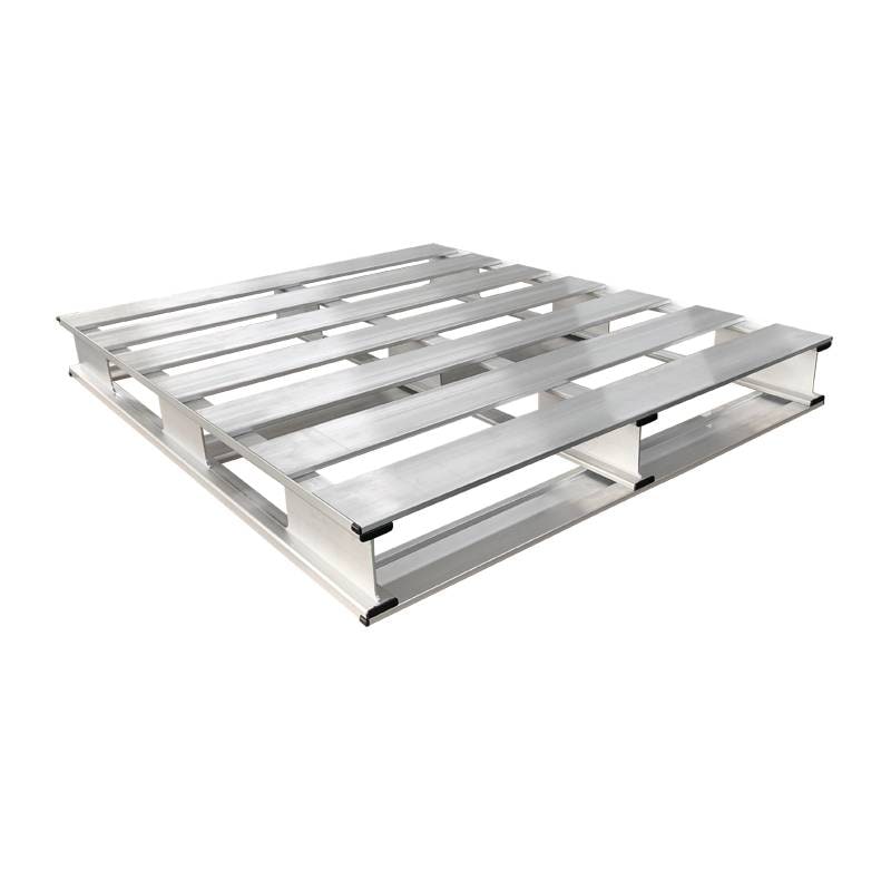 個人宅配送不可 組立式アルミパレット 110×110×13.5 mm AP42-1111 両面・四方差 重量物用 パレット 長谷川工業 代引不可