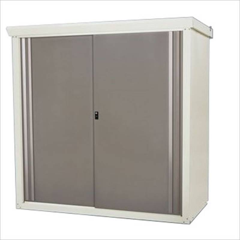 ファミリー物置 ダシーレ SRM-1515 TGY (引戸カラー：チタングレー) 物置 おしゃれ 屋外 収納庫 スチール物置 グリーンライフ アM 返品不可 代引不可