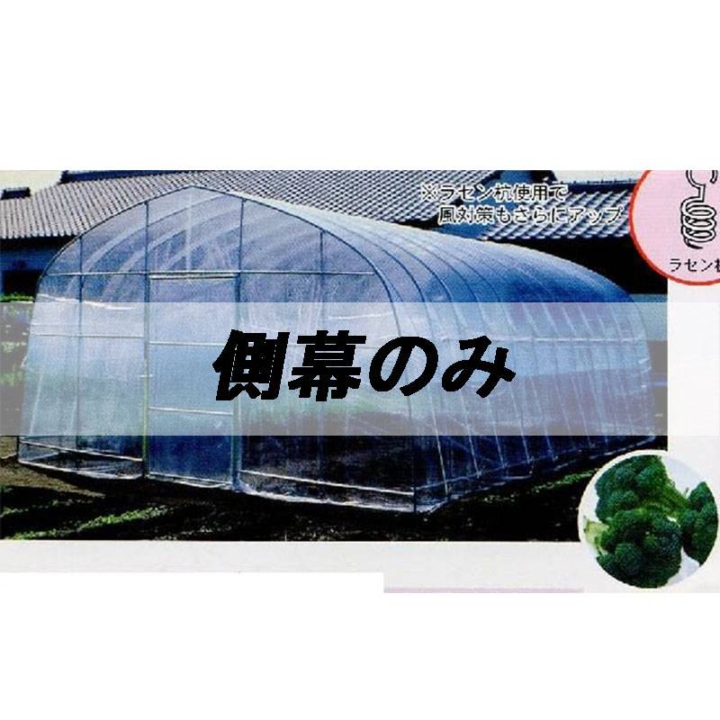 個人宅配送不可 側幕のみ 9.5坪 用 ビニールハウス 菜園ハウス H-4572 9.5坪用 南栄工業 代引不可