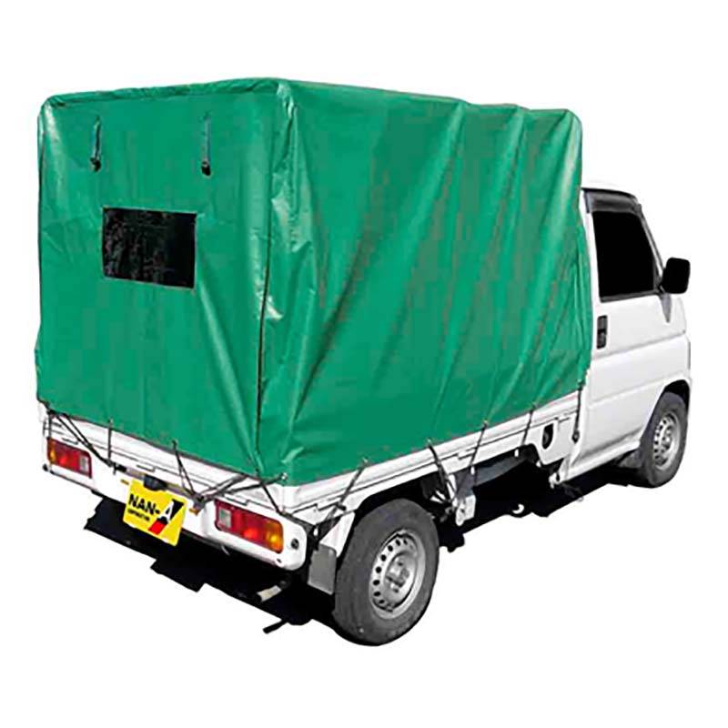 個人宅配送不可 軽トラック用幌セット 緑 KH-5KL 荷台シート 荷台 幌 セット 便利 部品 パーツ 軽トラック 軽トラ 配達 配送車 中国製 南栄工業 代引不可