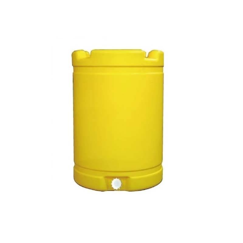 プラスワイズ本店｜NEW水タンク コック付 200L 黄 雨水タンク 安全興業