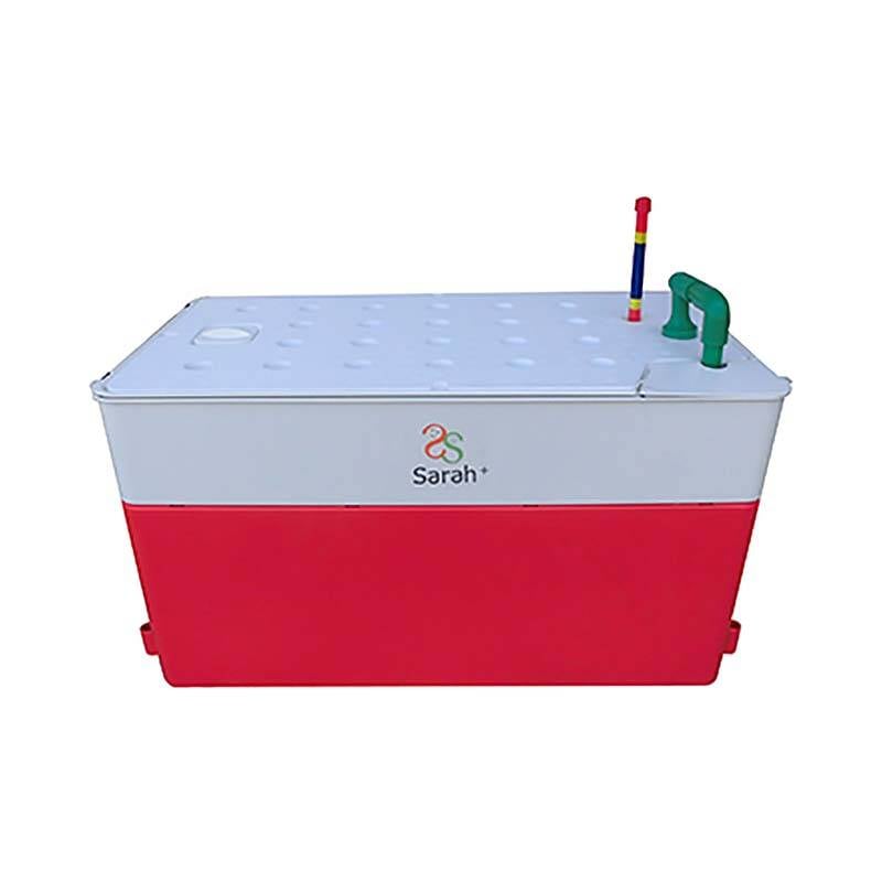 水耕栽培キット ホームハイポニカ Sarah+ (サラプラス) レッド 家庭菜園 果菜 葉もの野菜 花 トマト レタス カ園 北海道不可 個人宅配送不可 代引不可