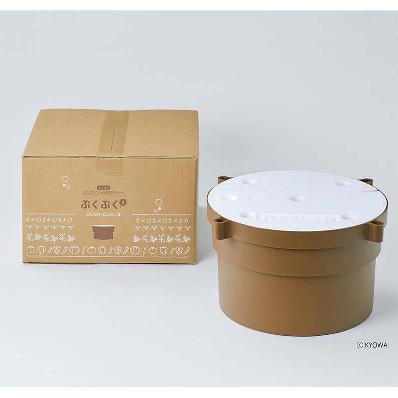 6個 水耕栽培キット ホームハイポニカ ぷくぷく2 家庭菜園 トマト キュウリ メロン カ園 北海道不可 個人宅配送不可 代引不可