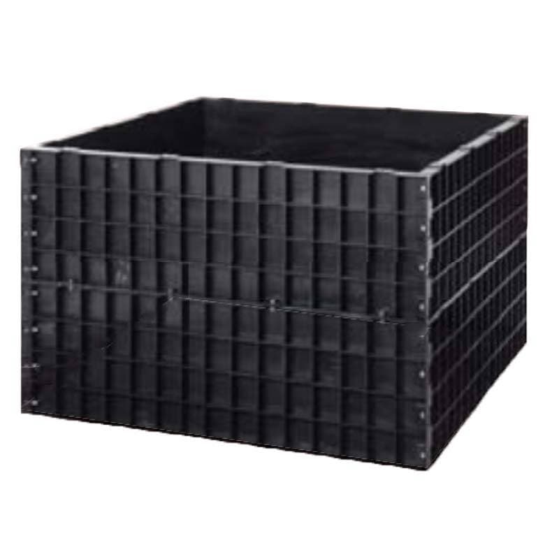 堆肥枠 容量1100L A-22 124×124×高さ80cm サンポリ 北海道不可 個人宅配送不可 代引不可