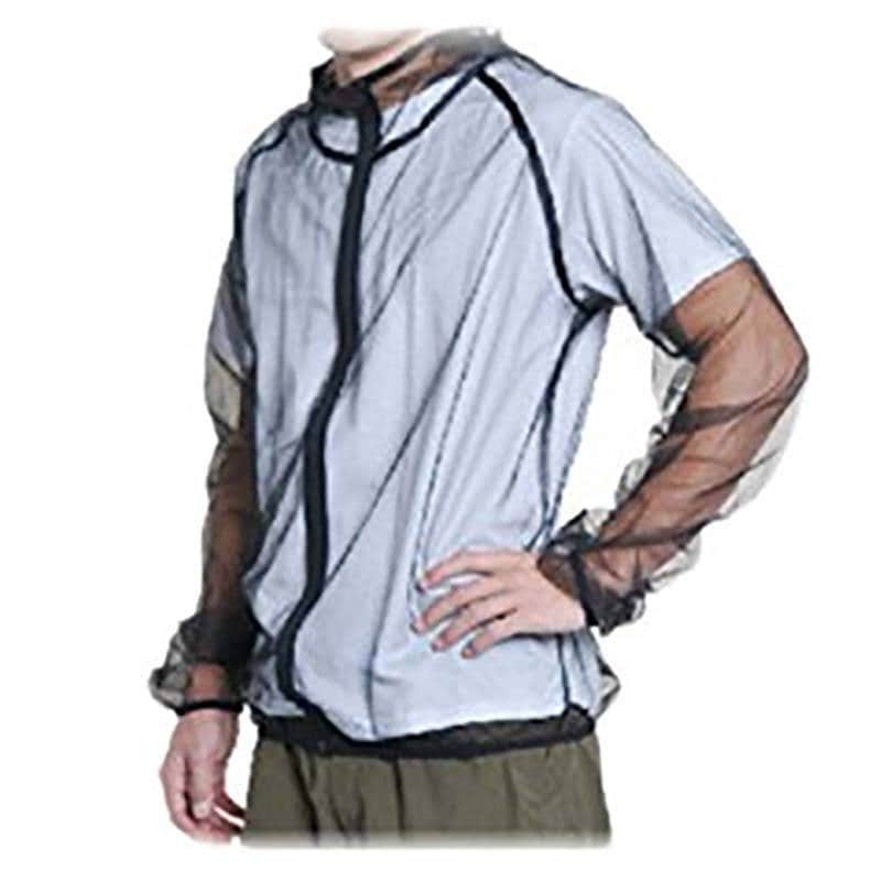 虫よけネットパーカー Lサイズ 男女兼用 VA-002 スーパーライト 防虫ネット 極細メッシュ 防虫 忌避 ディック 高KD