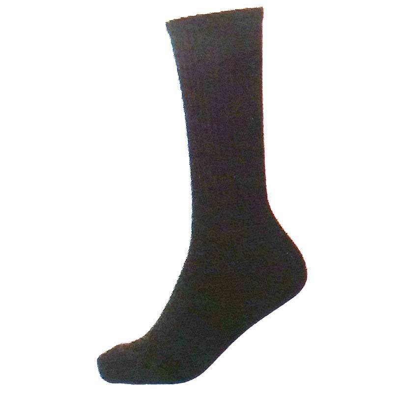 ブレスサーモ レギュラー丈 ソックス ブラック 22～24cm 靴下 三冨D