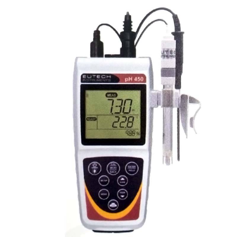 ポータブル高機能 pH・ORP計 PH450 PH計 ORP計 ION計 温度計 竹村電機製作所 カ施 代引不可